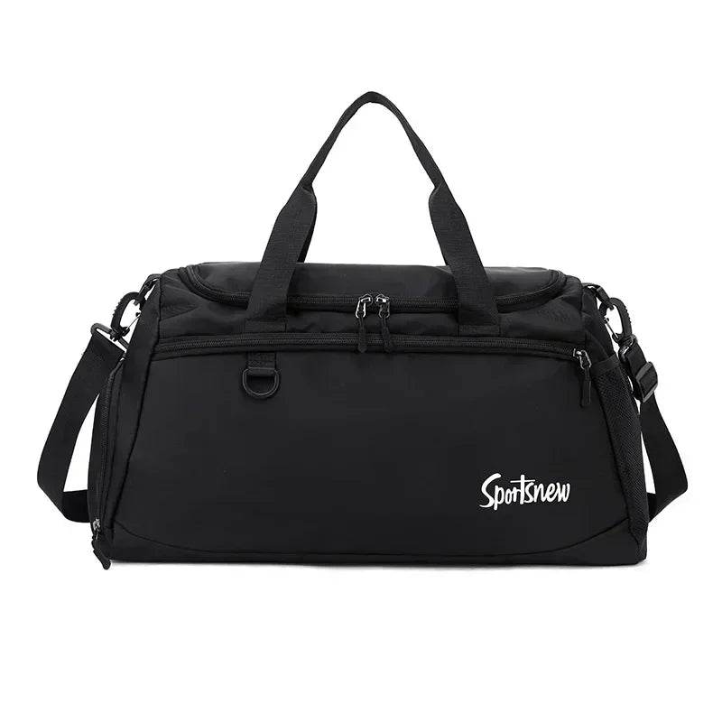 Large Capacity Gym Bag — Wet/Dry Separation, Shoe Compartment