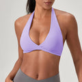 Halter Neck Sports Bra — Yoga & Gym