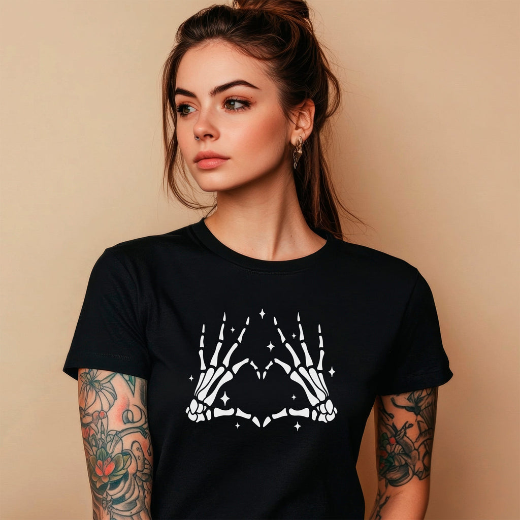 Dead Inside Skeleton Heart Glow-in-the-Dark Tee