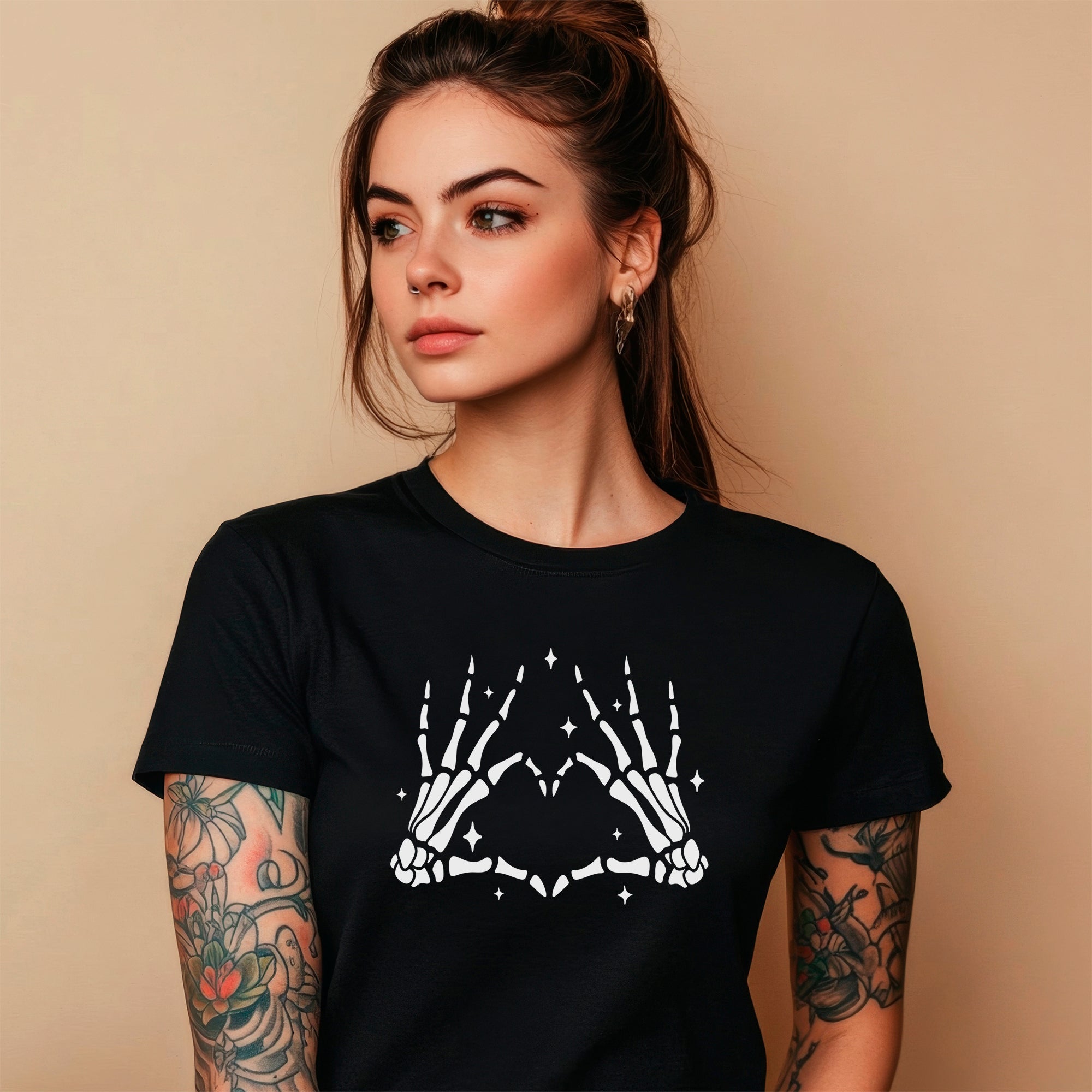 Dead Inside Skeleton Heart Glow-in-the-Dark Tee