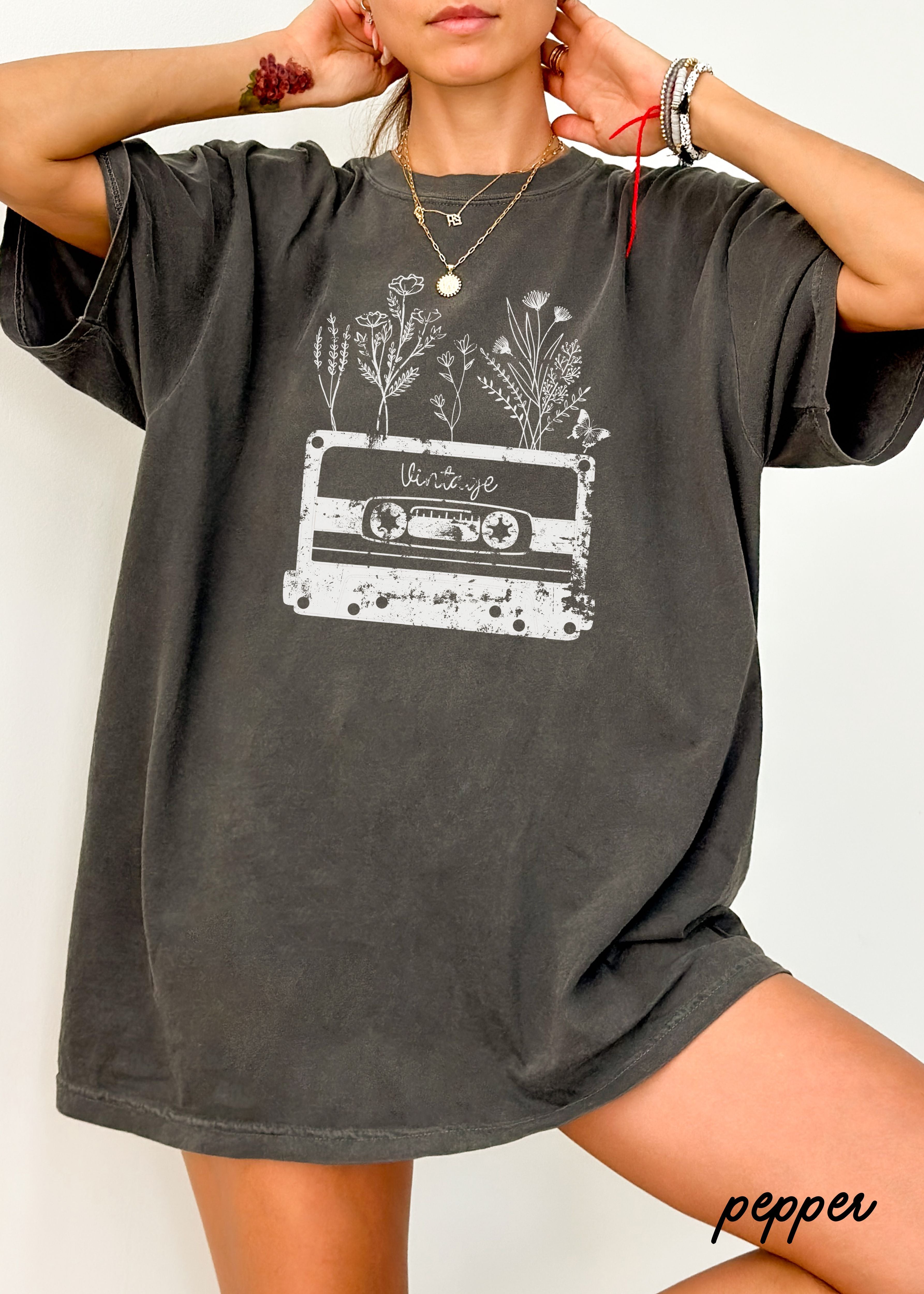 Floral Vintage Tape Tee