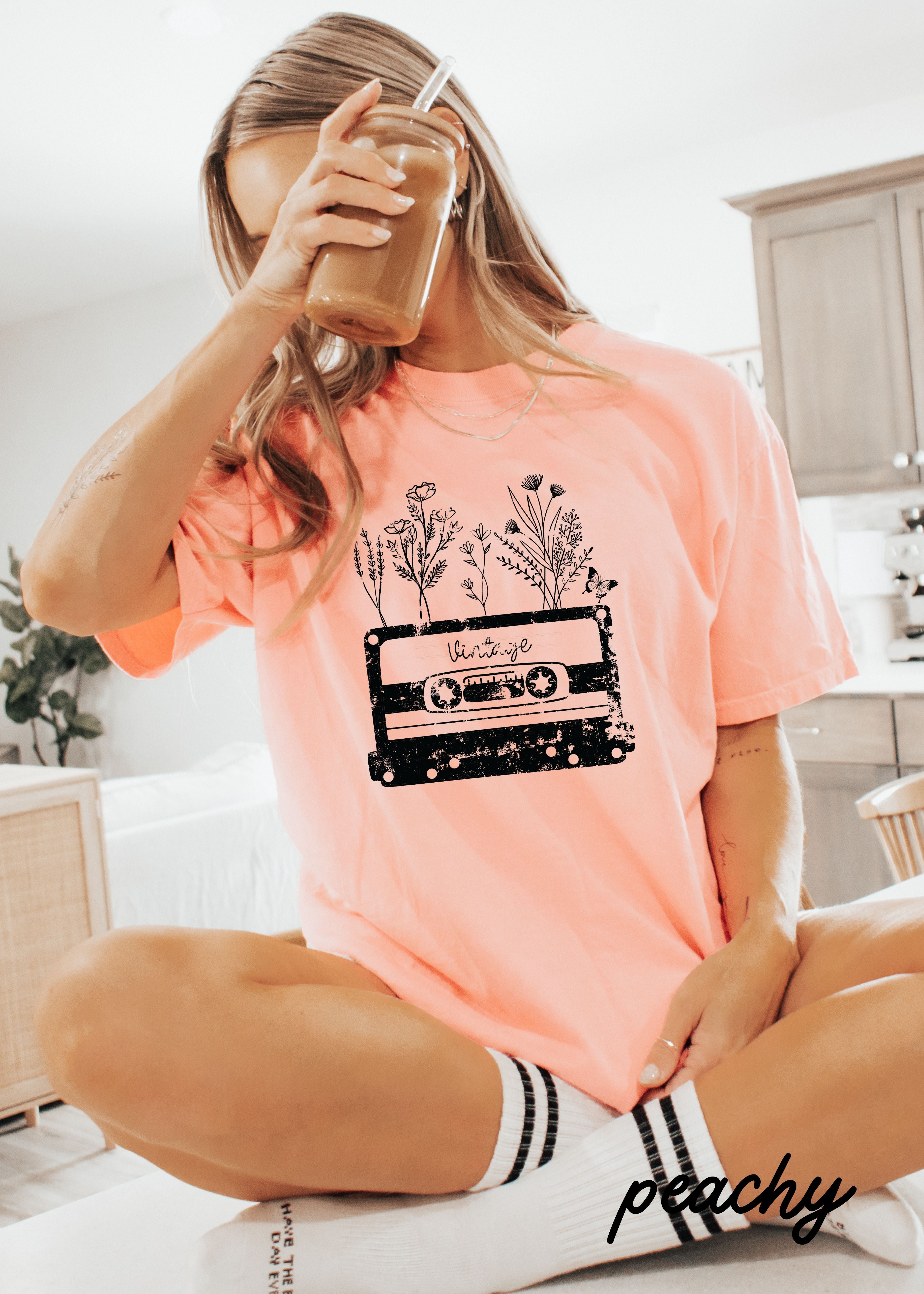 Floral Vintage Tape Tee