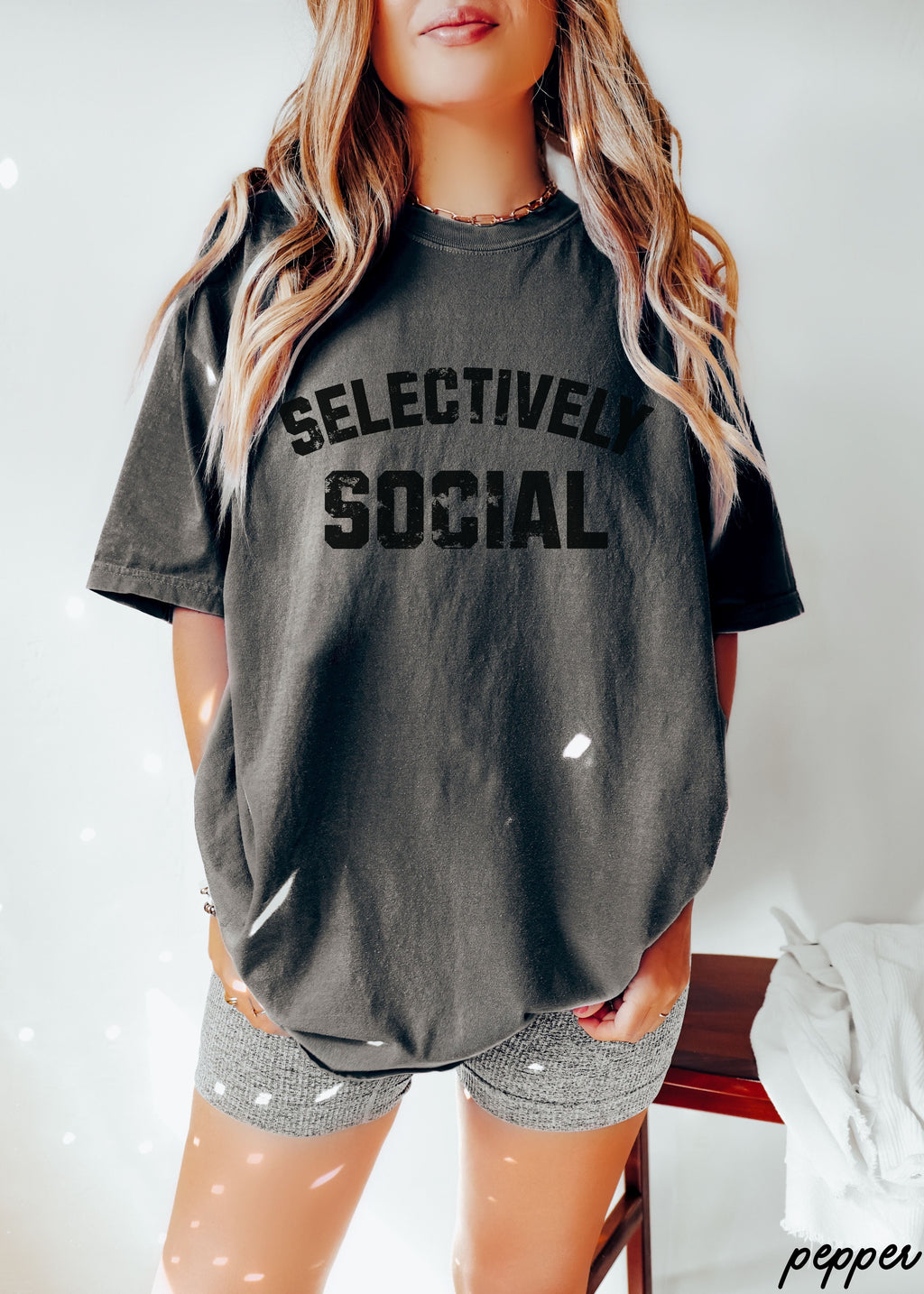 Selectively Social Tee