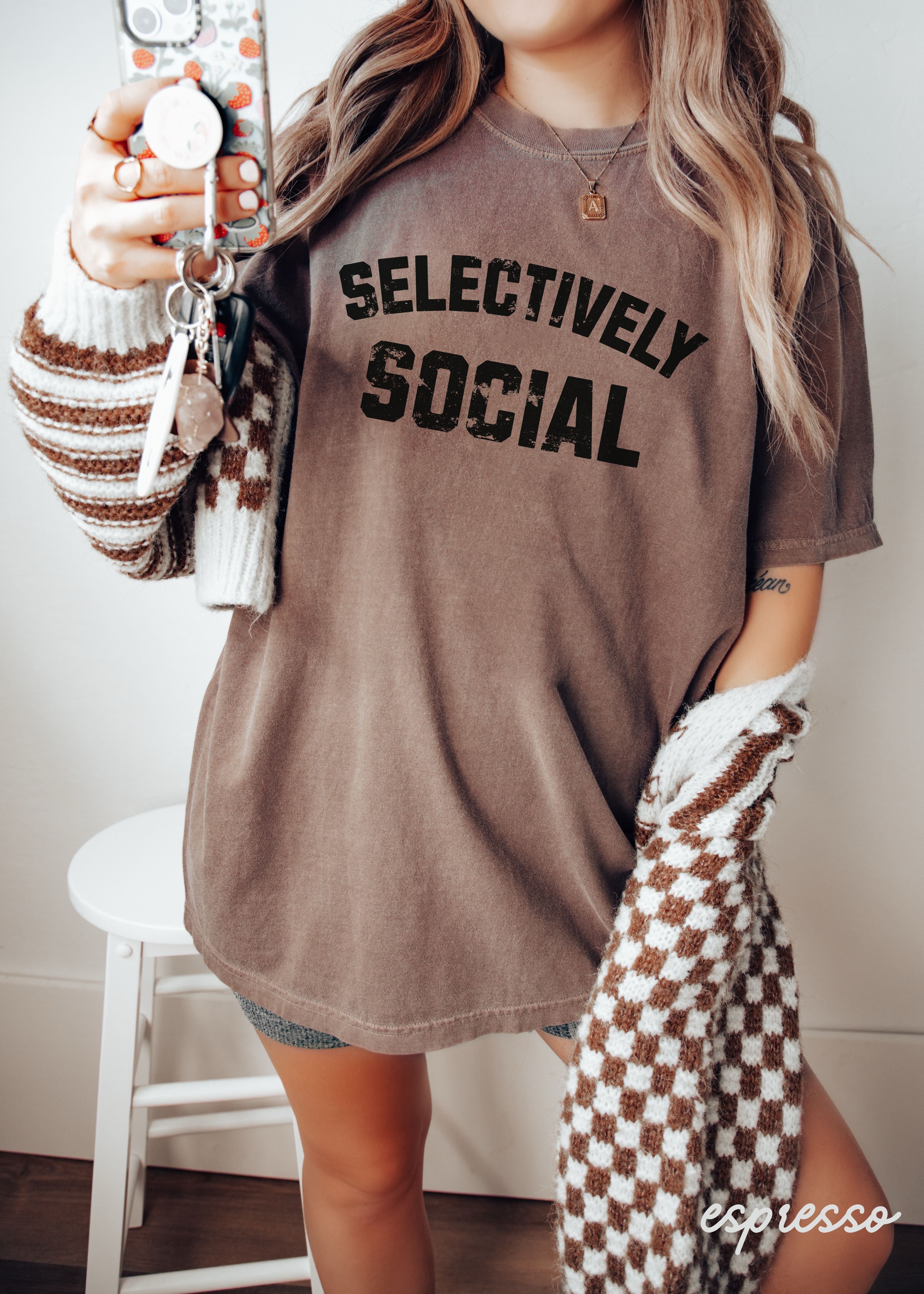 Selectively Social Tee
