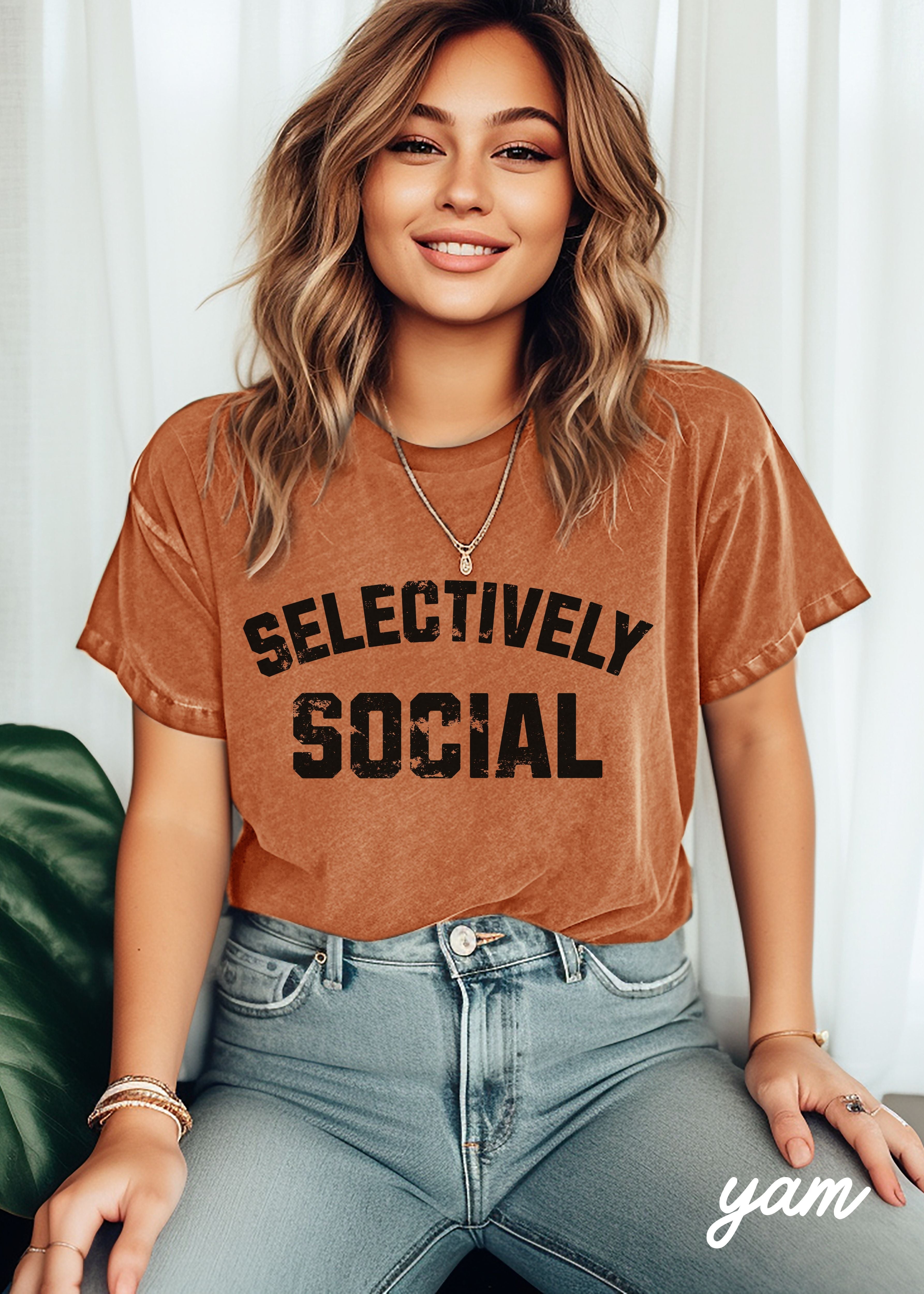 Selectively Social Tee
