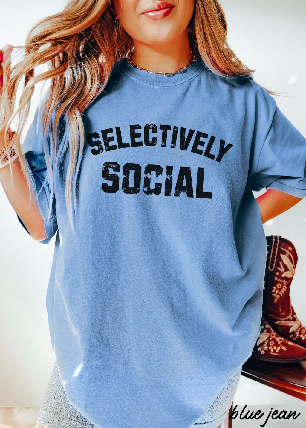 Selectively Social Tee