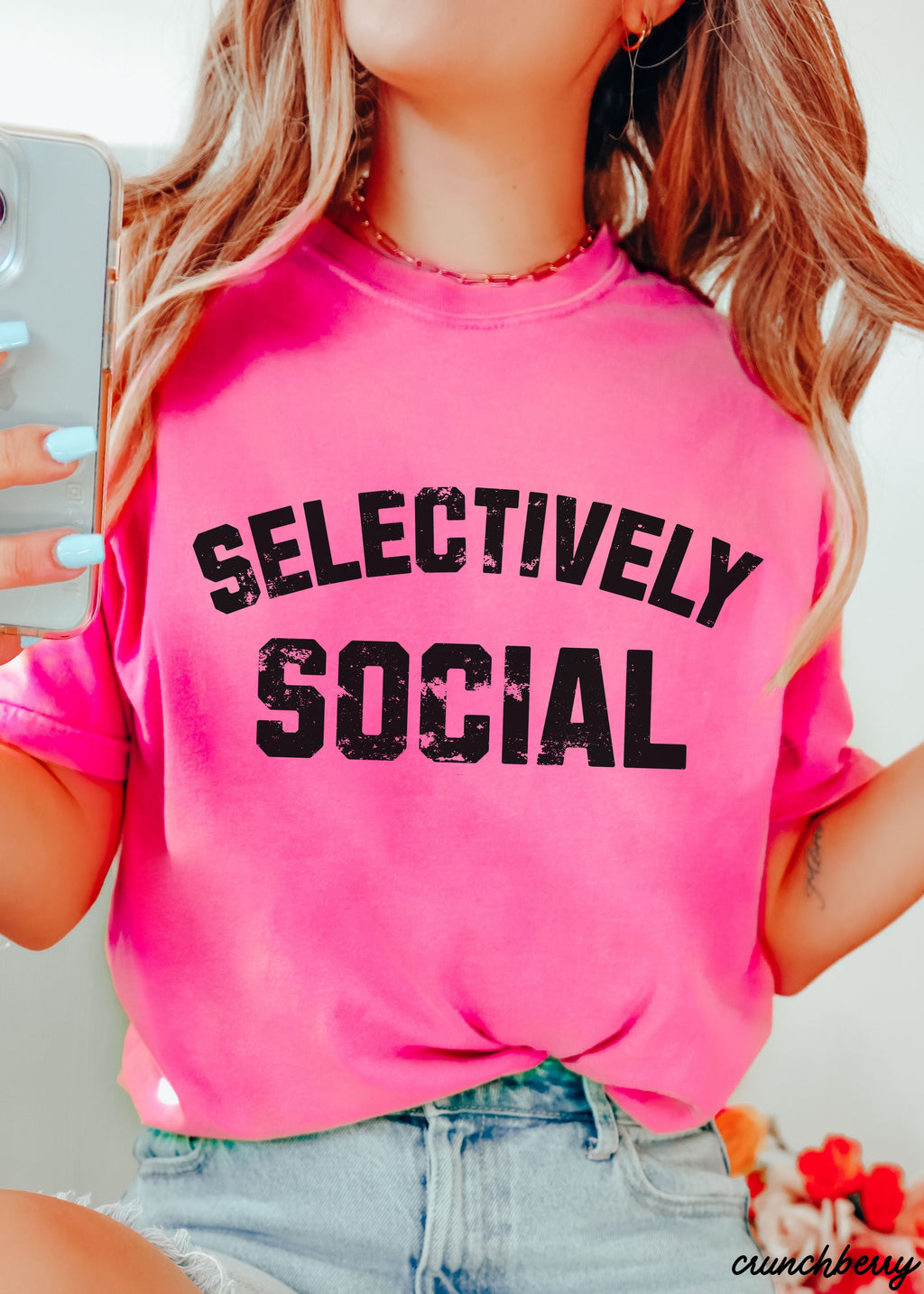 Selectively Social Tee