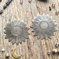 Bohemian Sunflower Statement Earrings