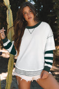 Janiyah Faux 2-Piece Sweatshirt