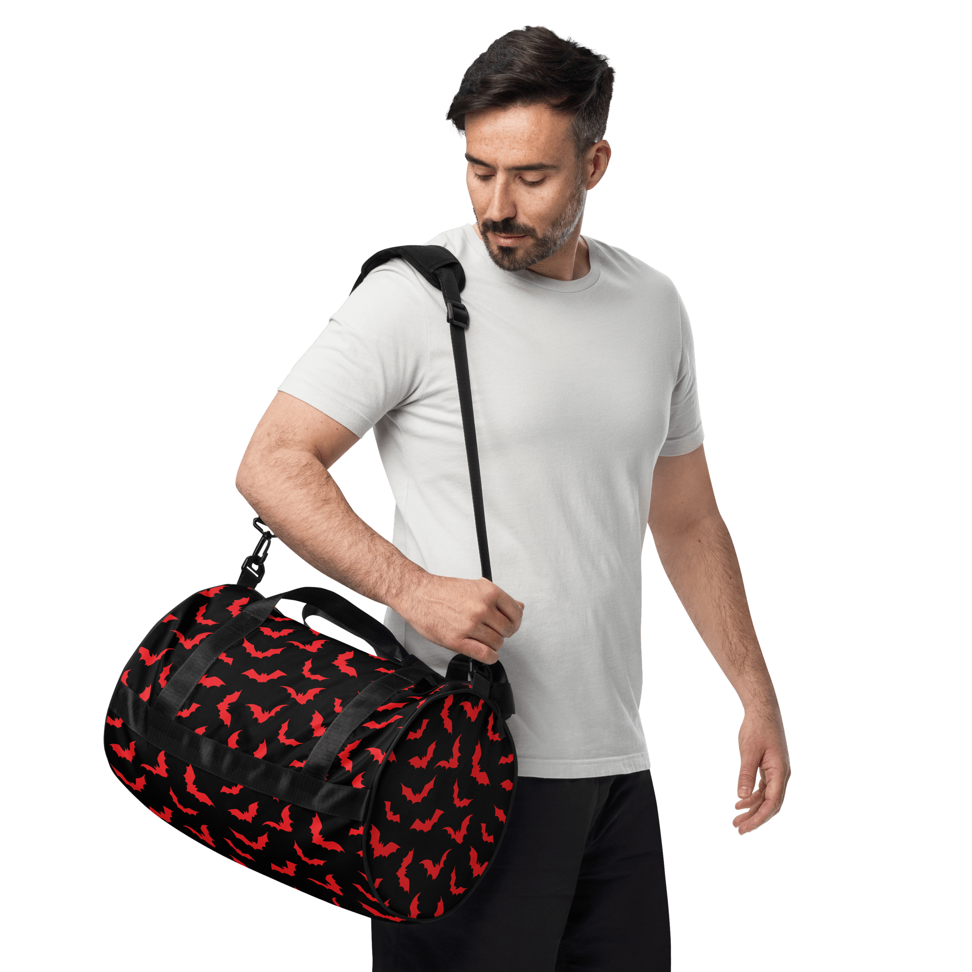 Bloody Bats All-Over Print Gym Bag