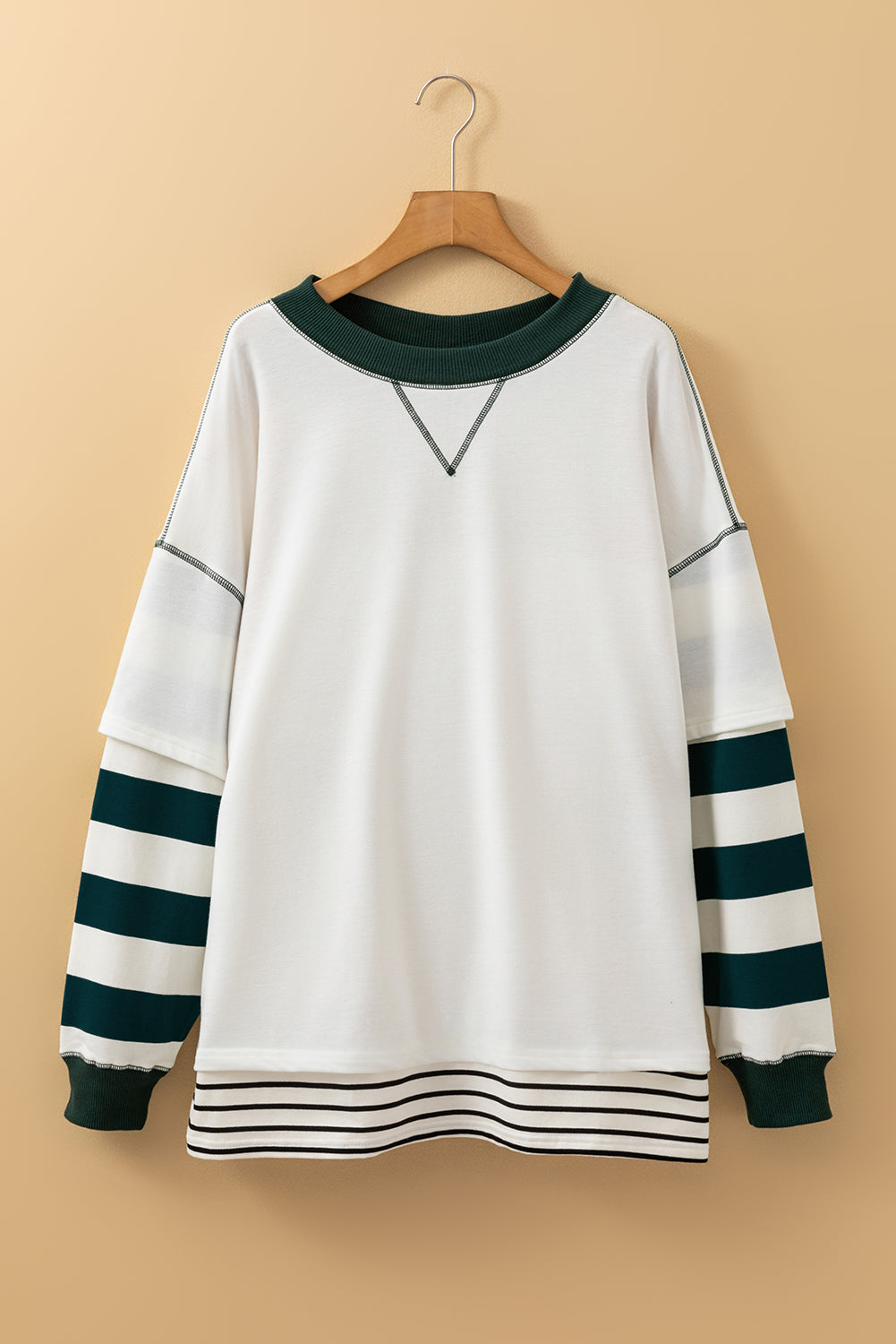 Janiyah Faux 2-Piece Sweatshirt