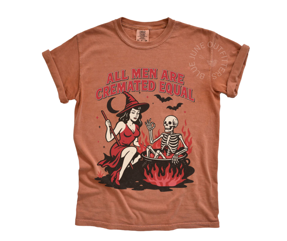 All Men Are Cremated Equal Graphic Tee