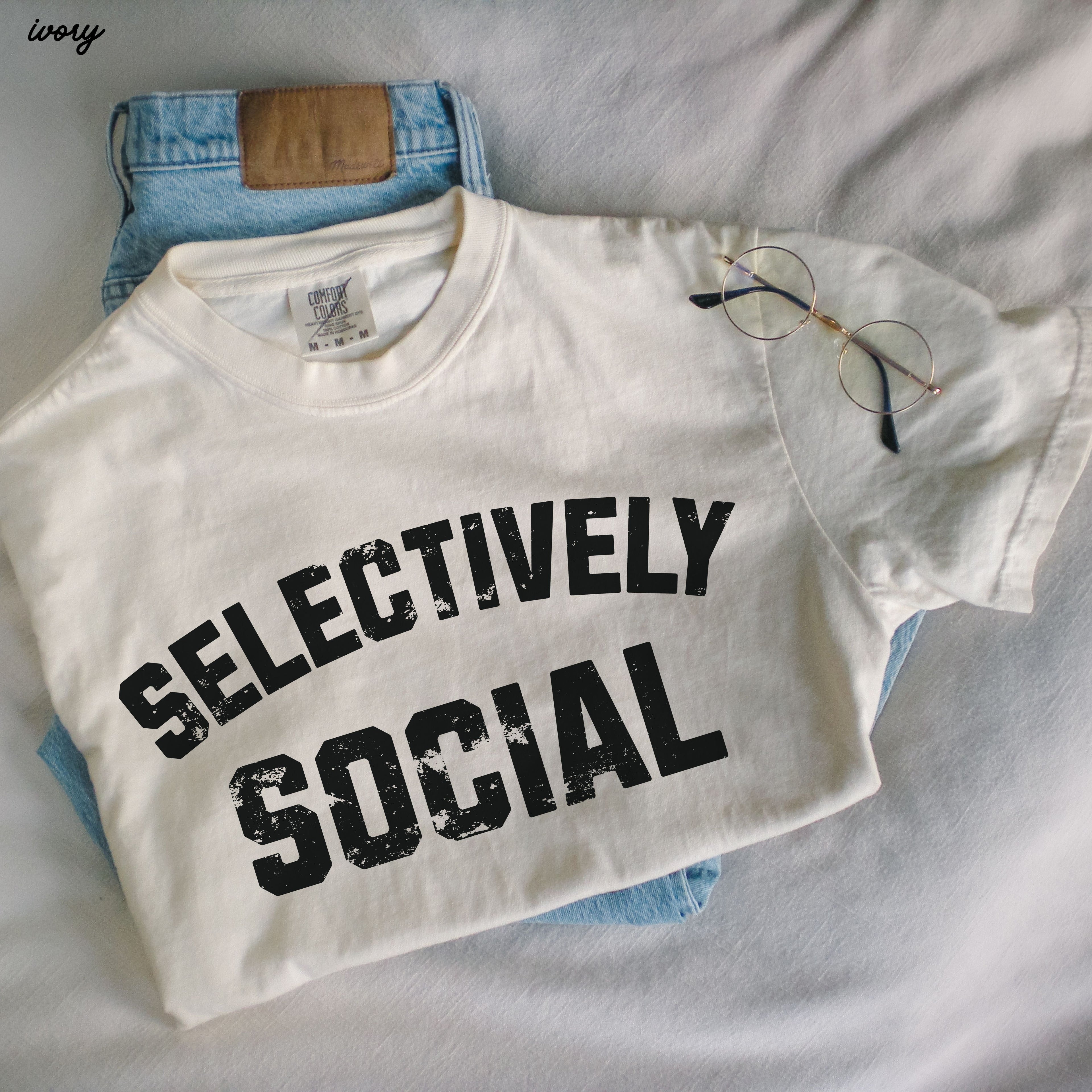 Selectively Social Tee