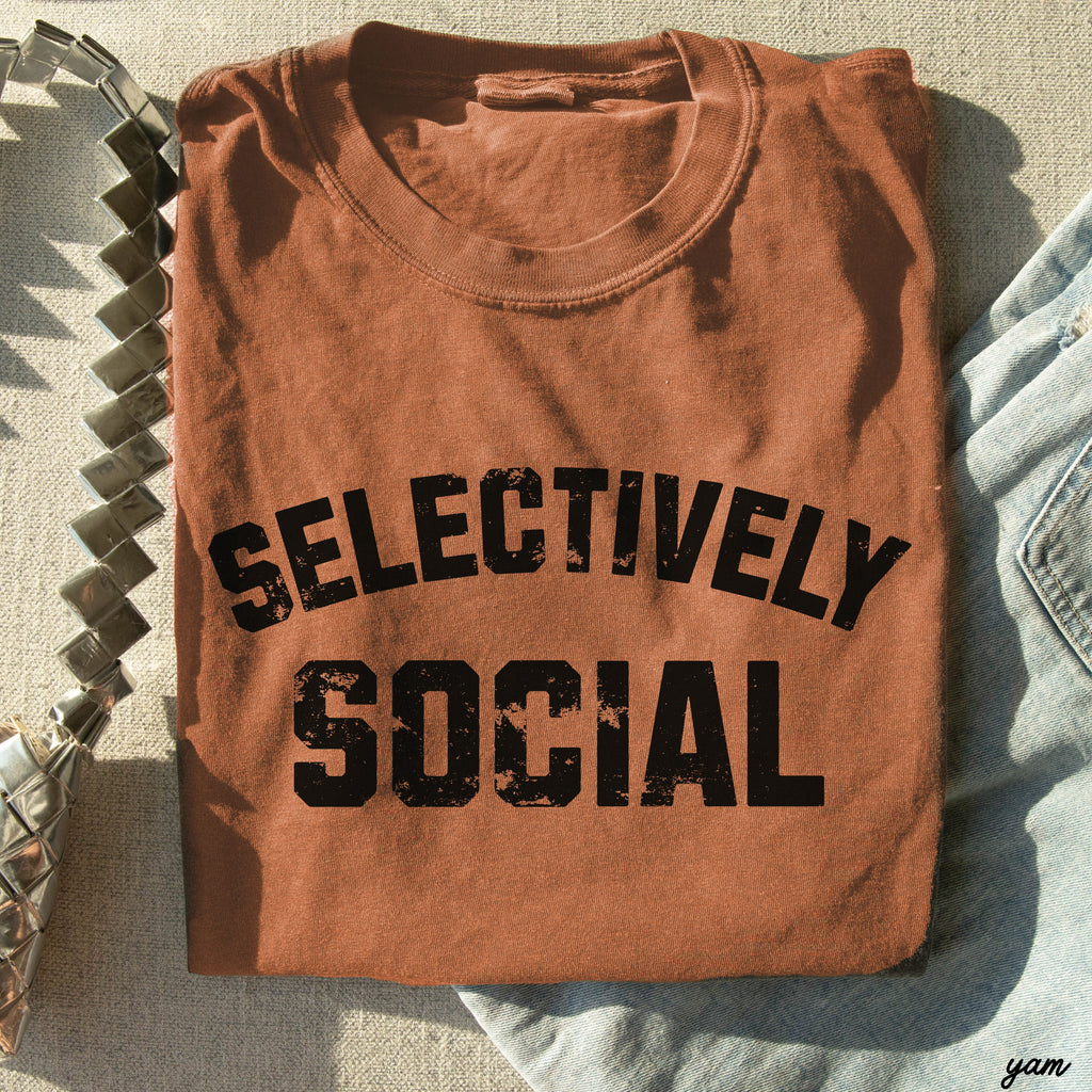 Selectively Social Tee