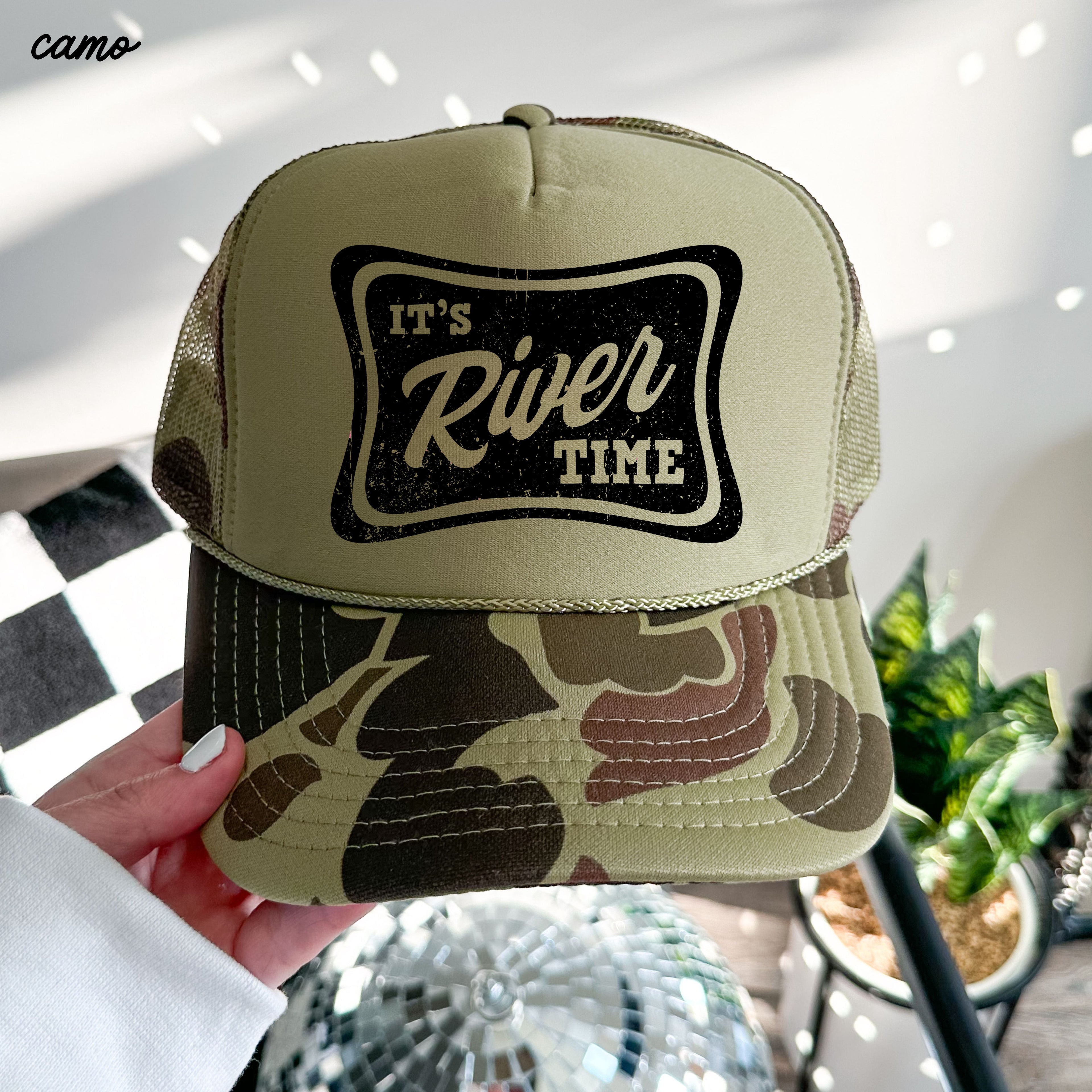 It's River Time Trucker Hat