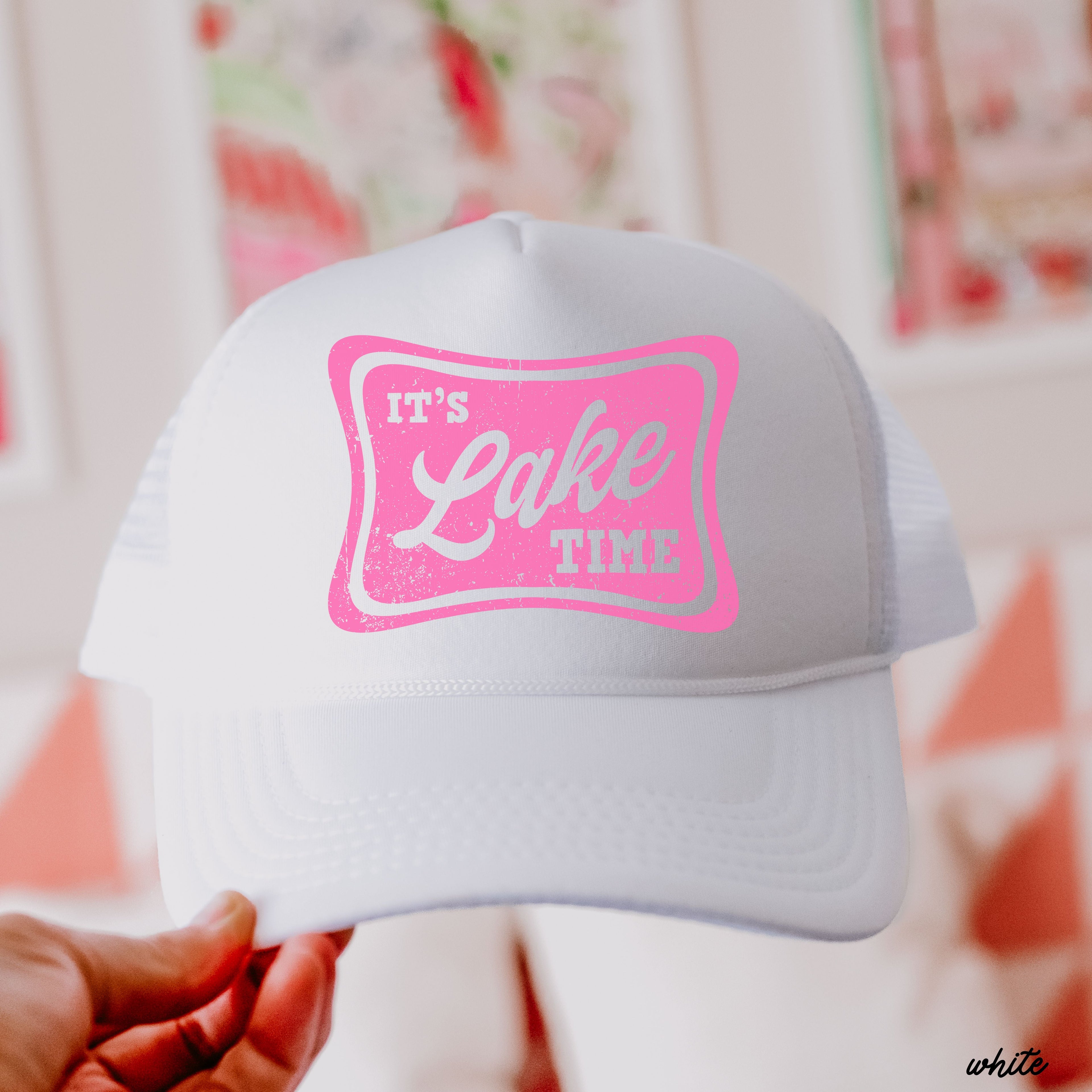 It's Lake Time Trucker Hat