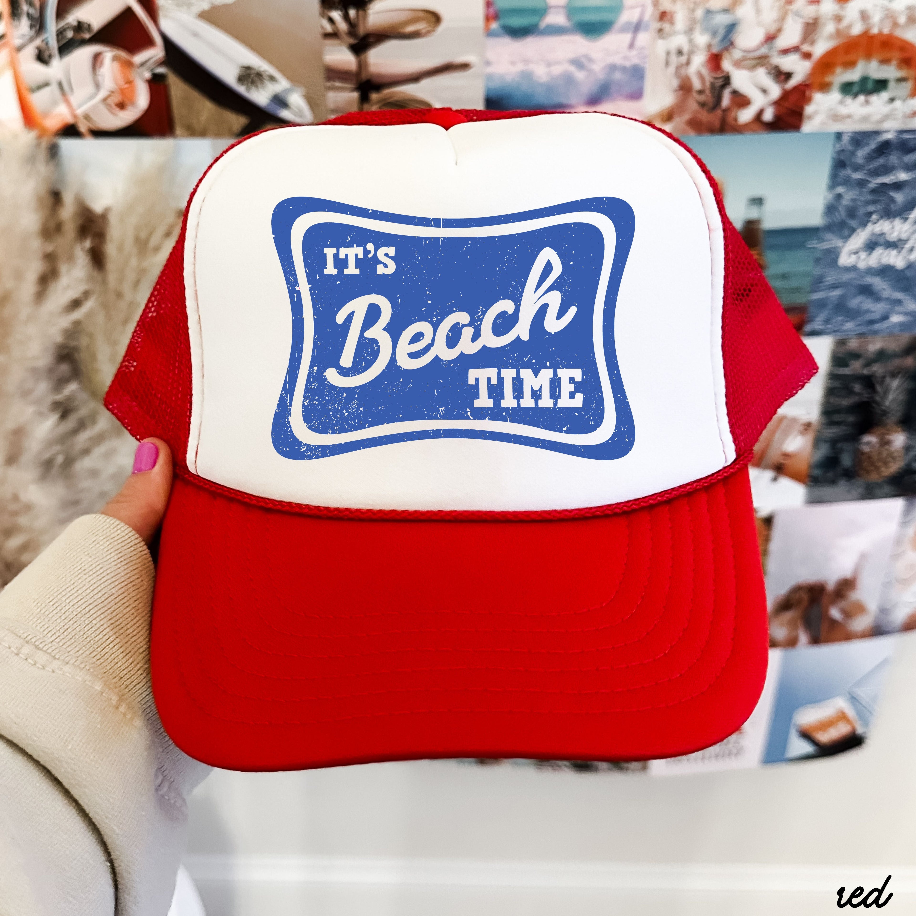 It's Beach Time Trucker Hat