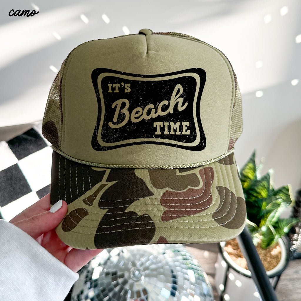 It's Beach Time Trucker Hat