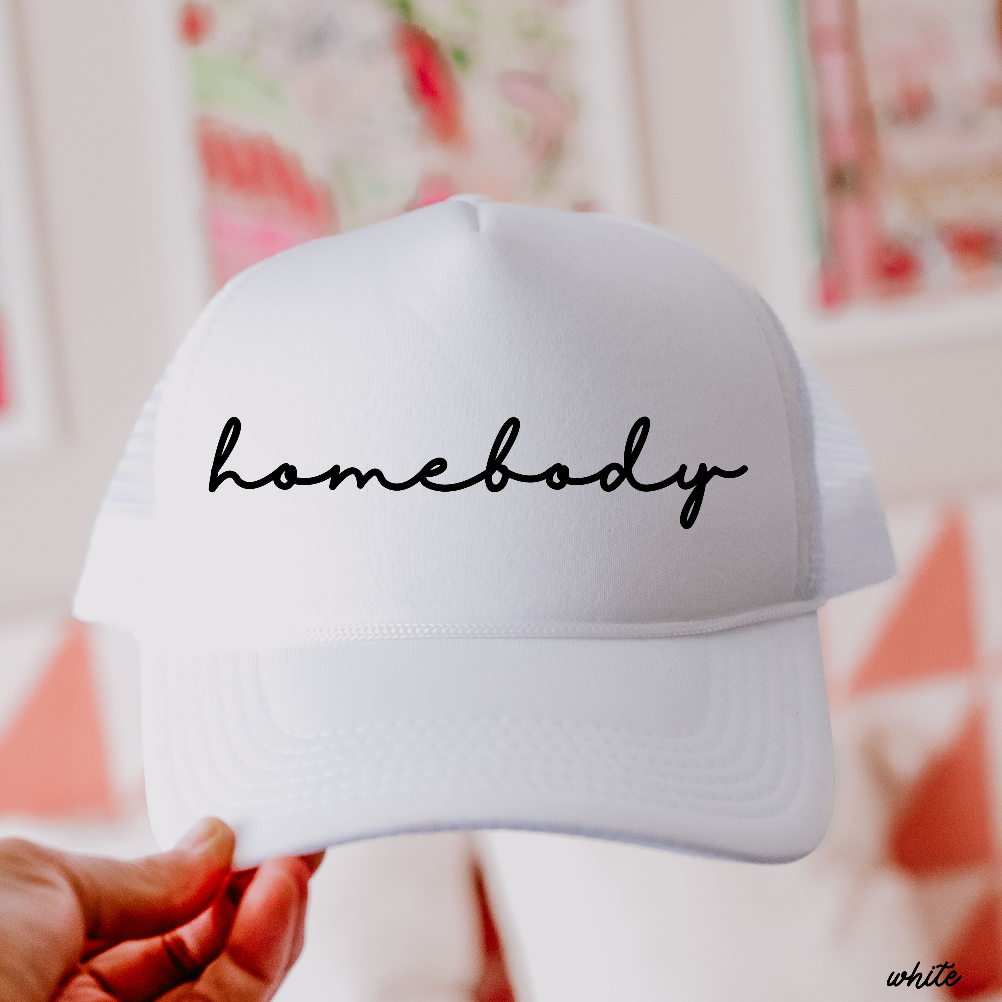 Homebody Cursive Trucker Hat