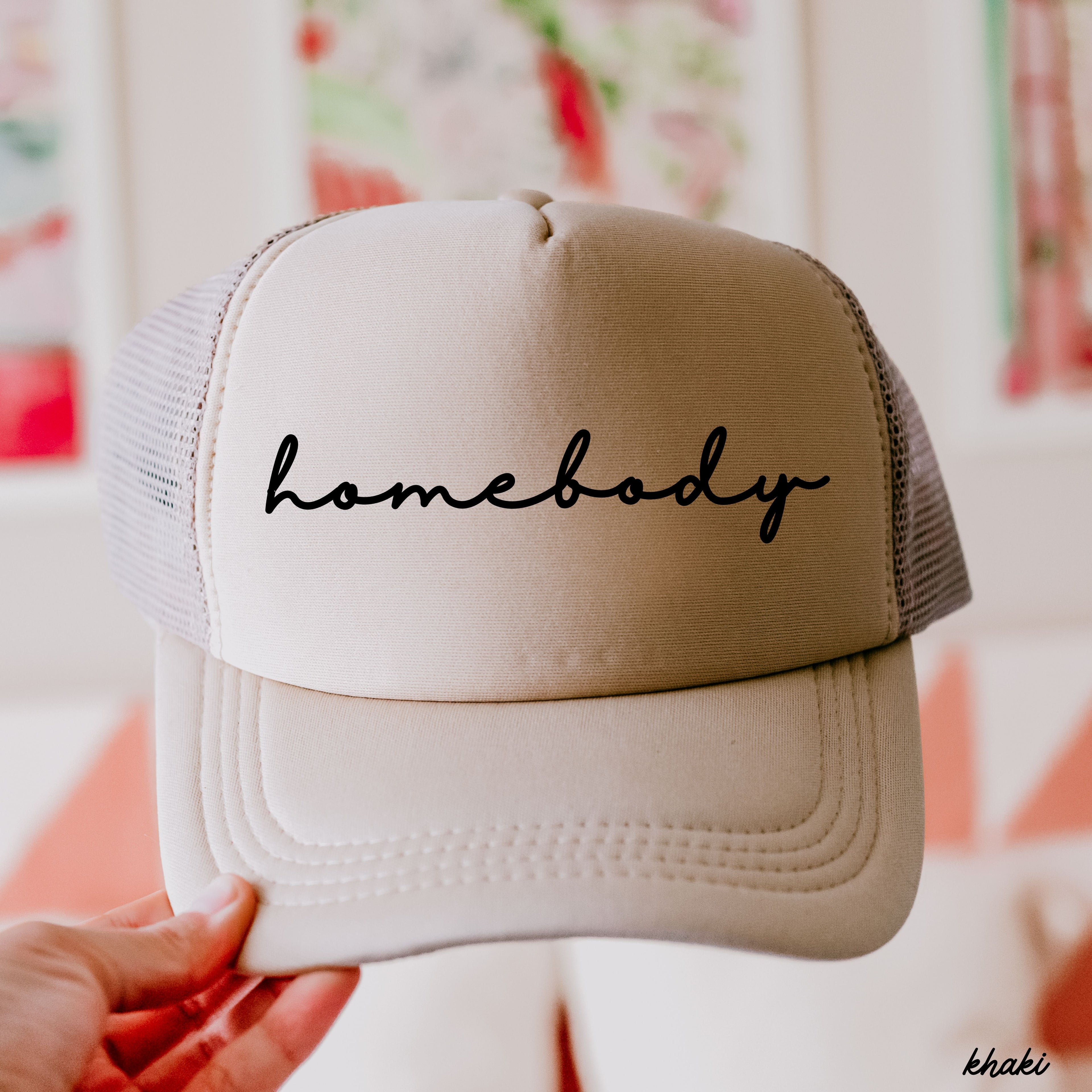 Homebody Cursive Trucker Hat