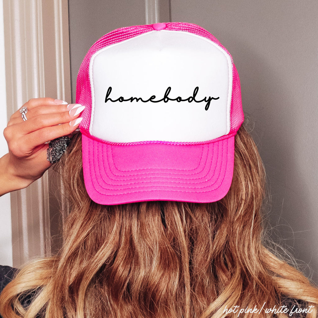 Homebody Cursive Trucker Hat