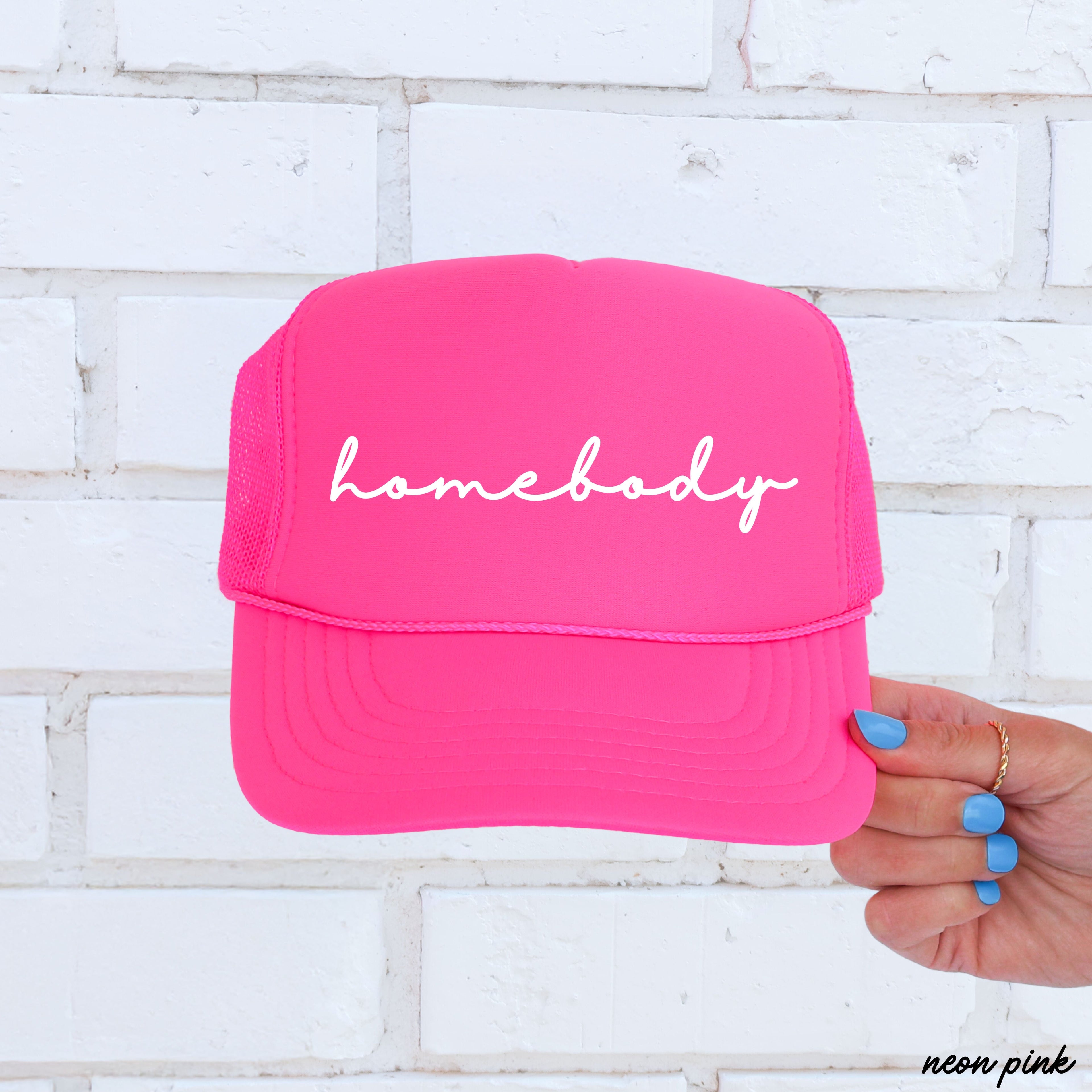 Homebody Cursive Trucker Hat
