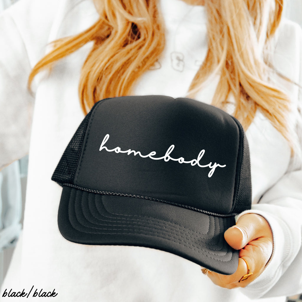Homebody Cursive Trucker Hat