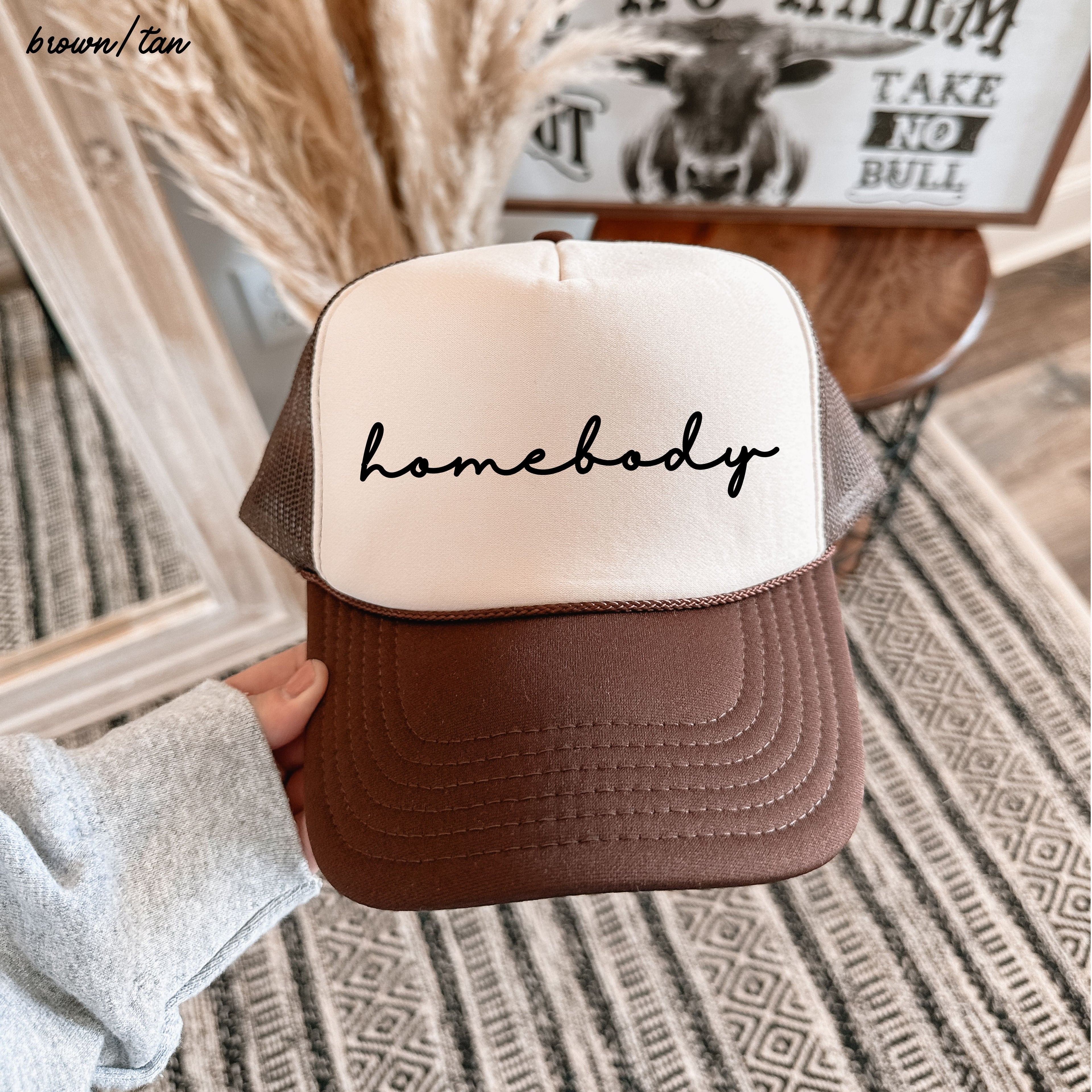 Homebody Cursive Trucker Hat