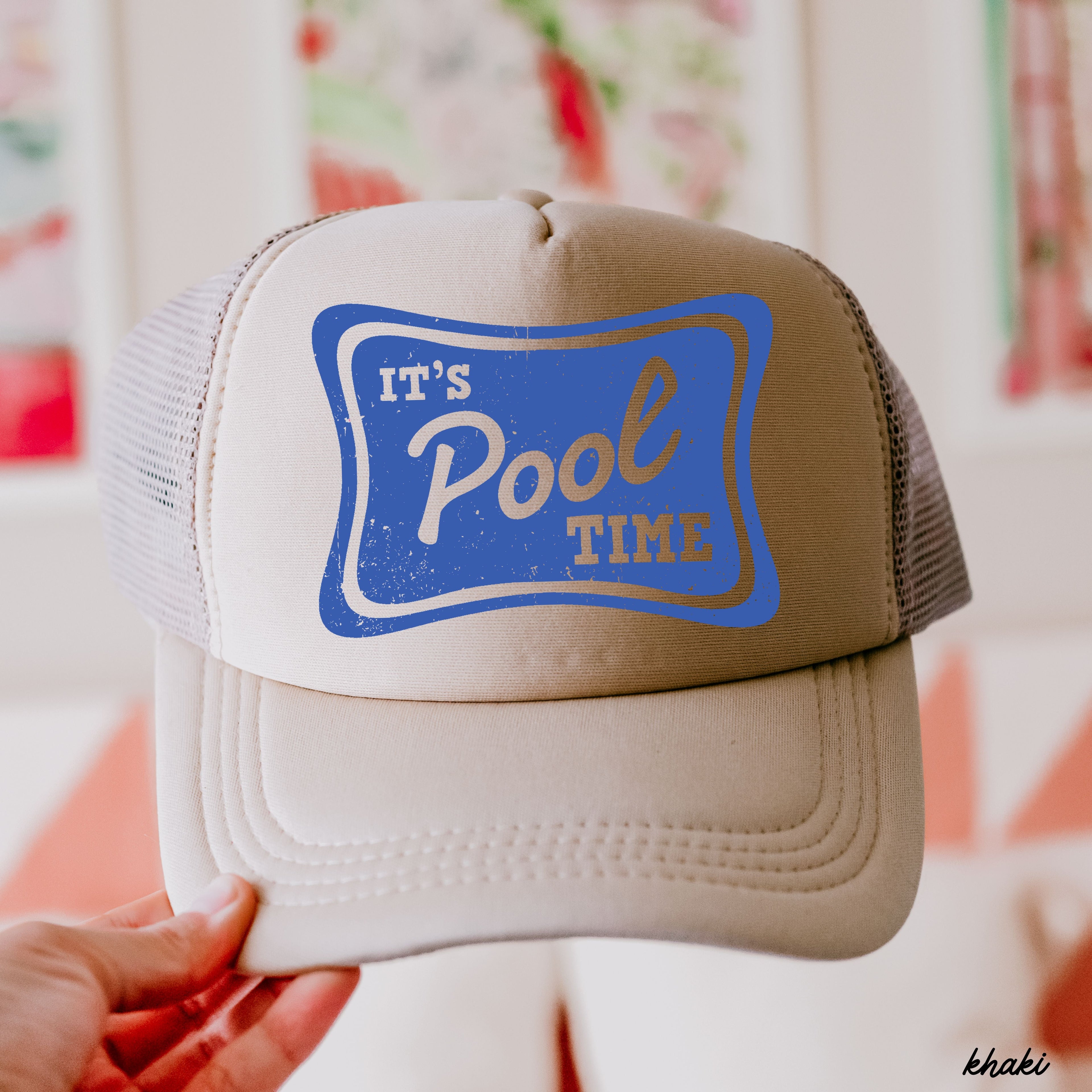 It's Pool Time Trucker Hat