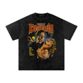 Dracula Bites Vintage Acid Wash Oversized Tee