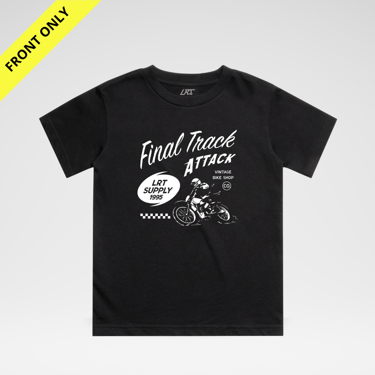Final Track Attack Tee — Black