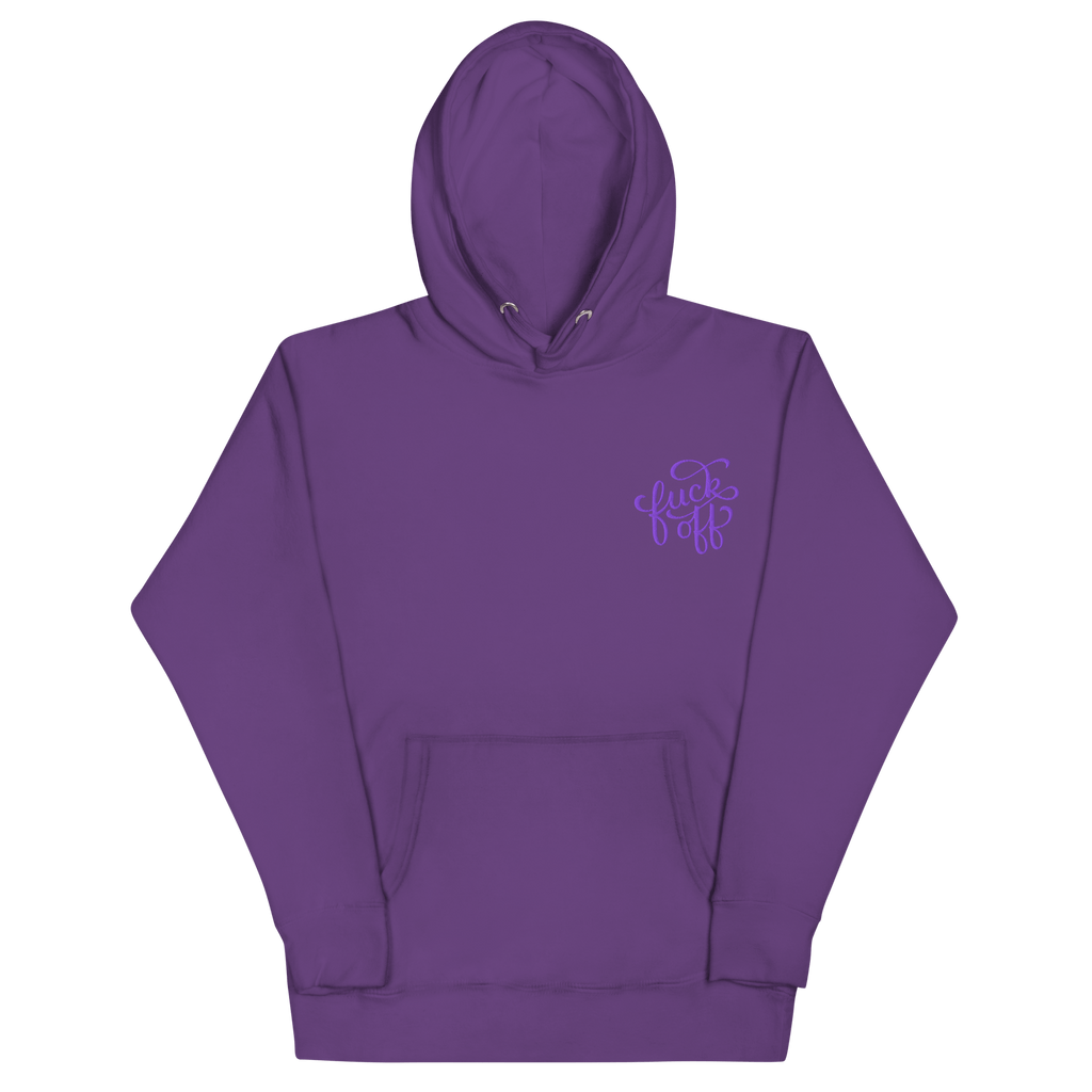 Fuck Off Embroidered Hoodie