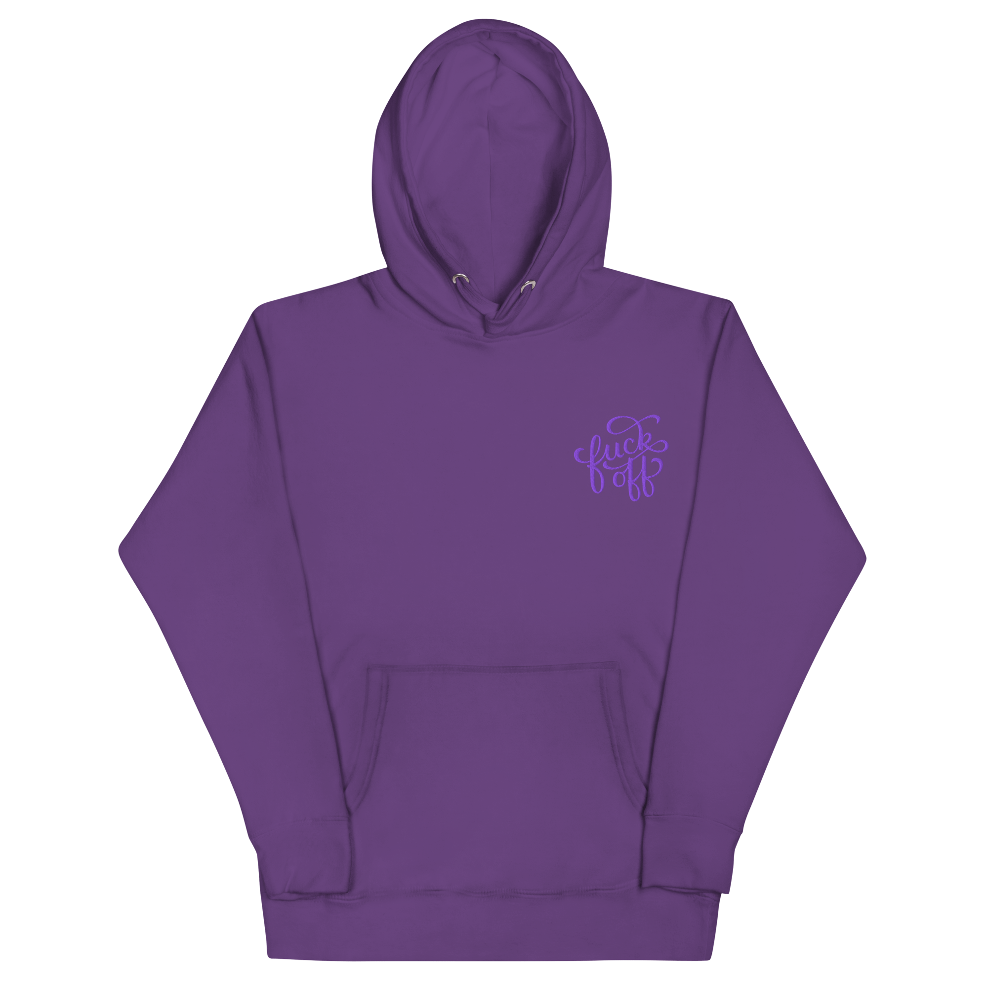 Fuck Off Embroidered Hoodie