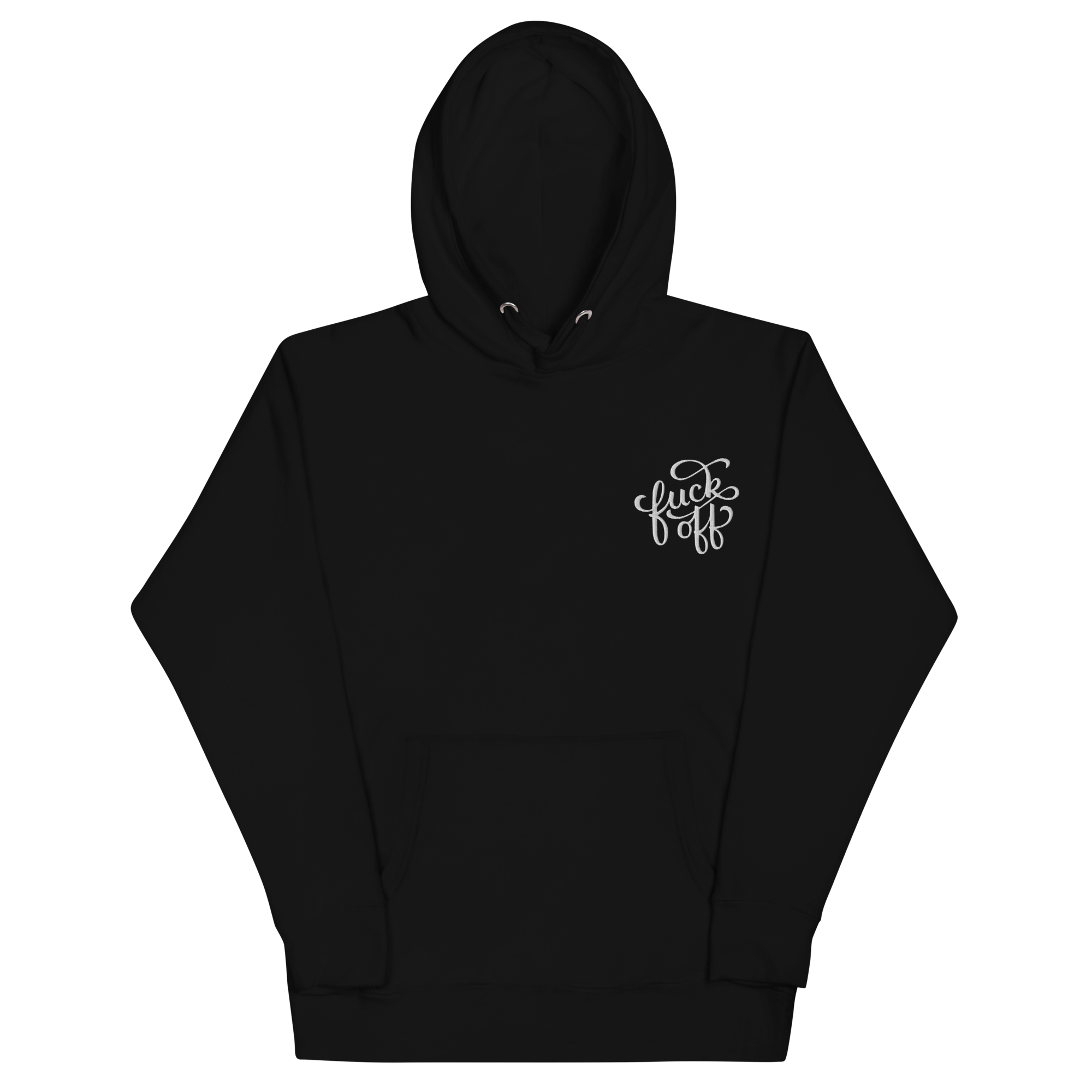 Fuck Off Embroidered Hoodie