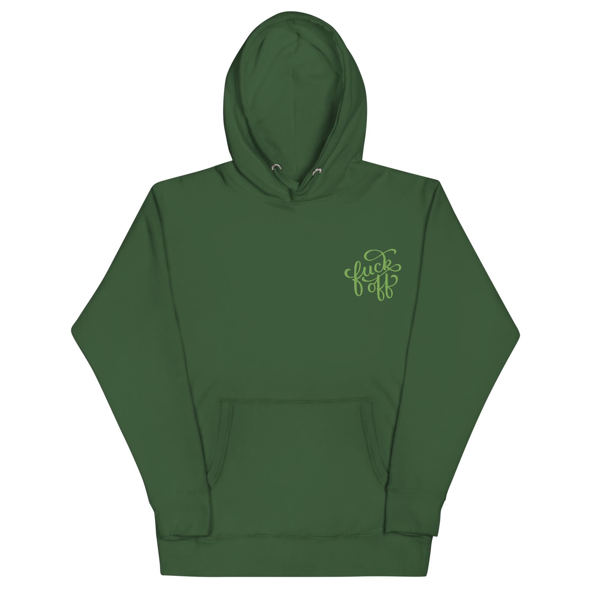 Fuck Off Embroidered Hoodie