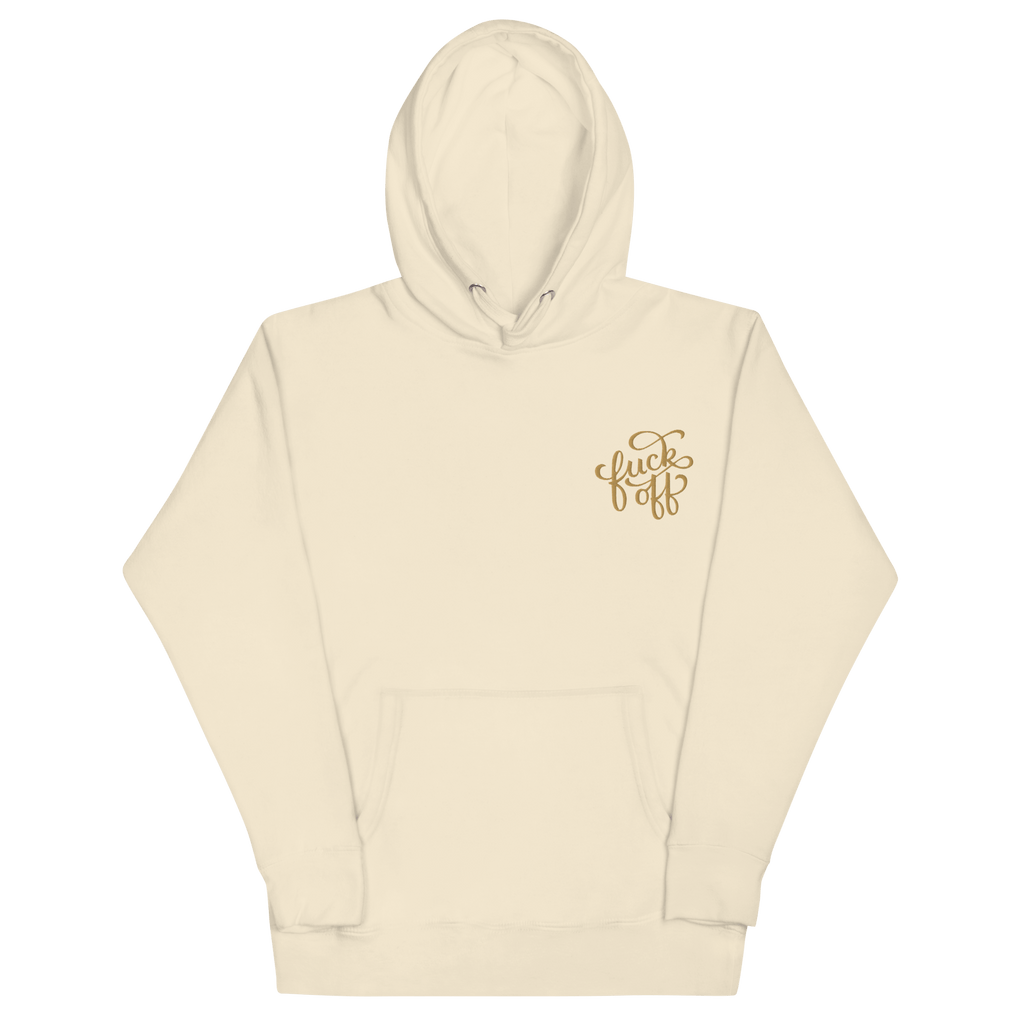 Fuck Off Embroidered Hoodie