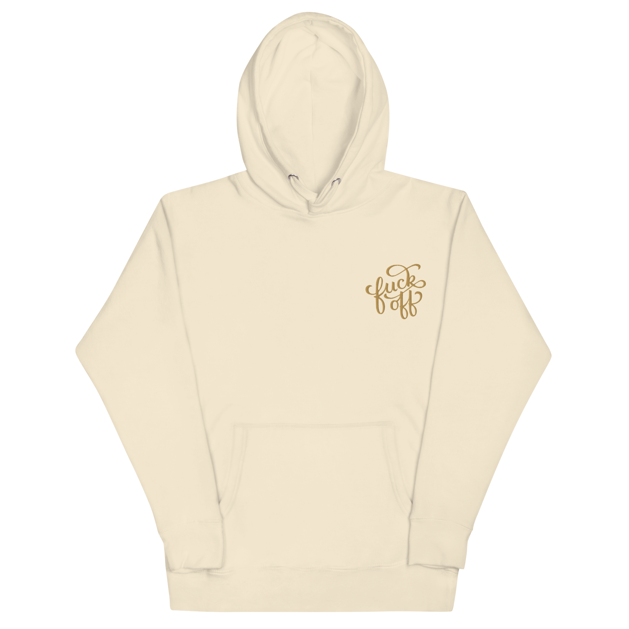 Fuck Off Embroidered Hoodie