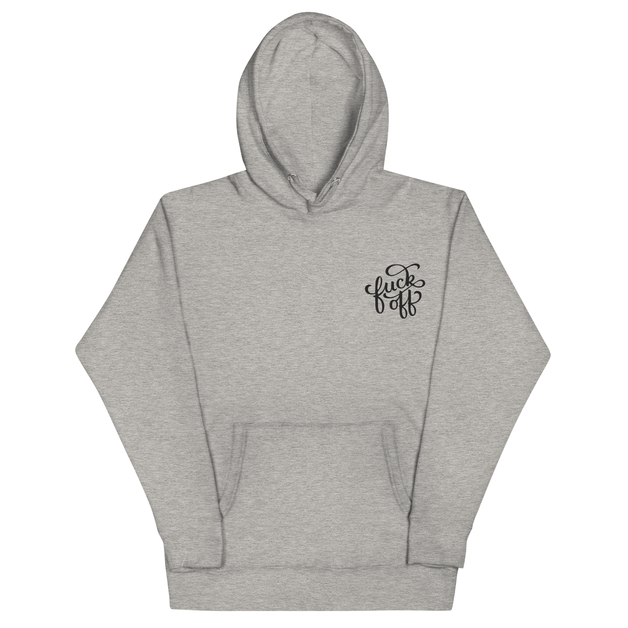 Fuck Off Embroidered Hoodie