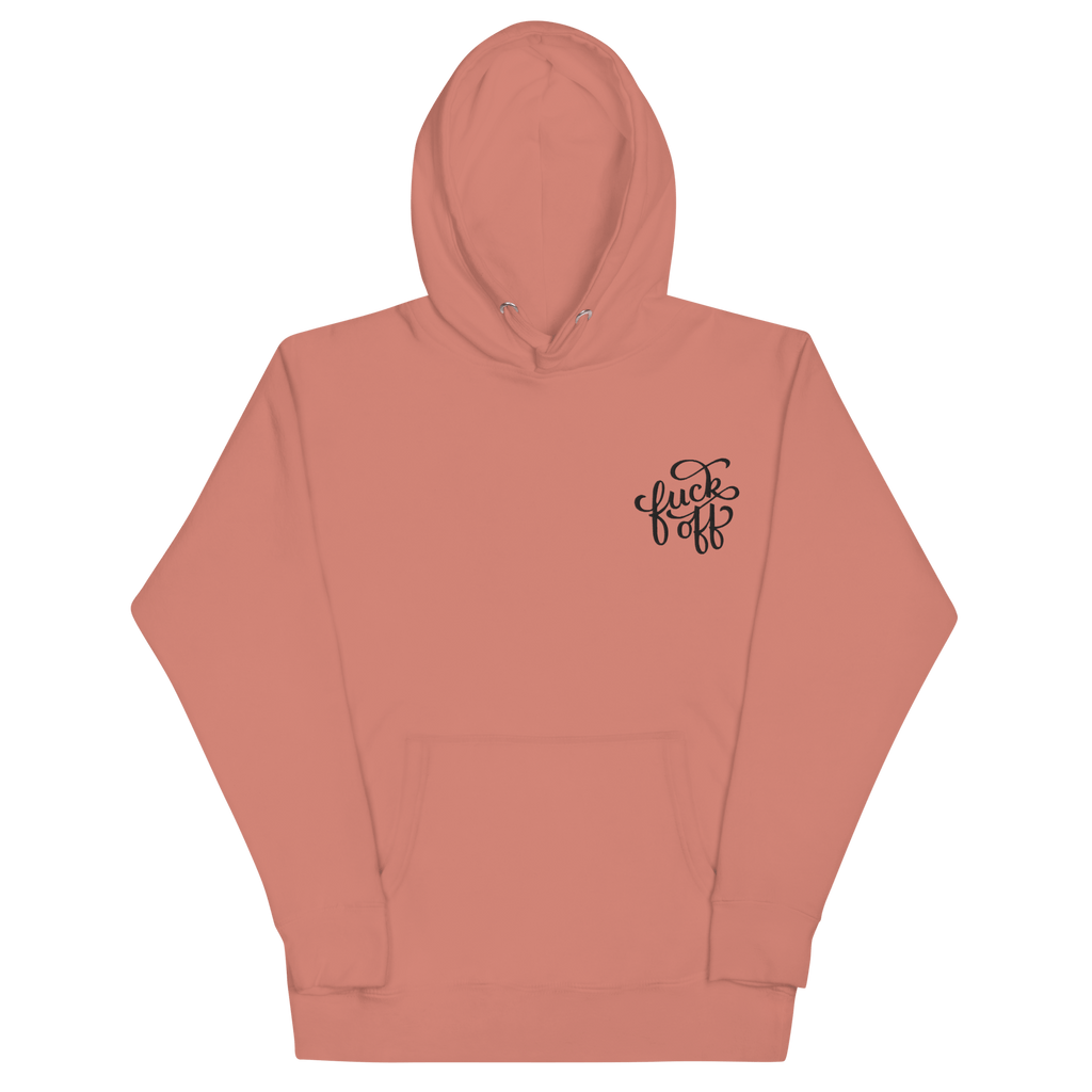 Fuck Off Embroidered Hoodie