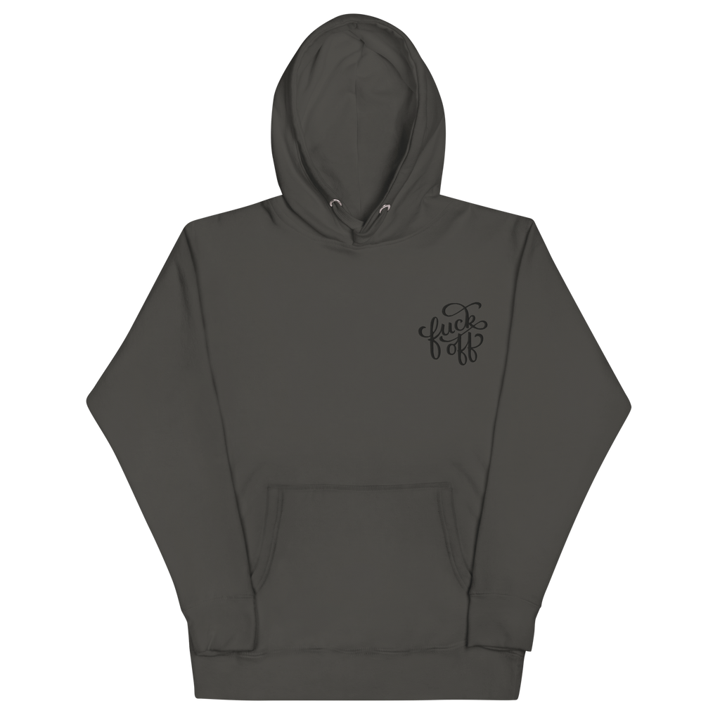Fuck Off Embroidered Hoodie