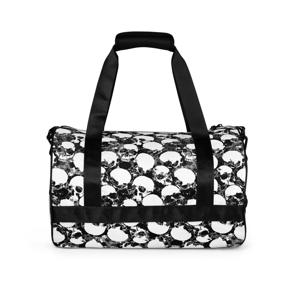 Grunge Skull All-Over Print Gym Bag