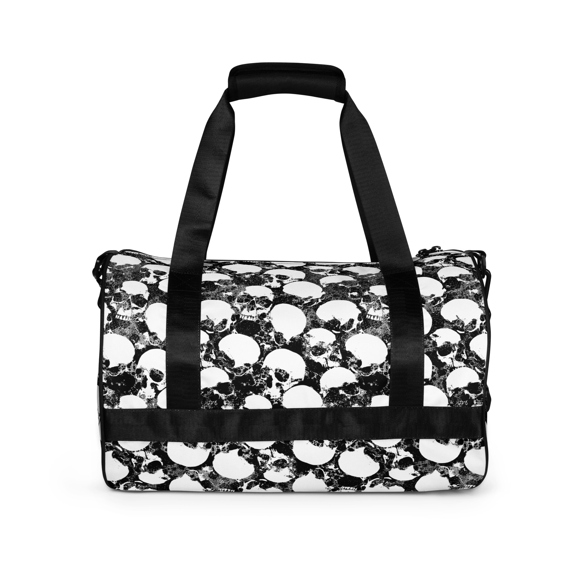 Grunge Skull All-Over Print Gym Bag