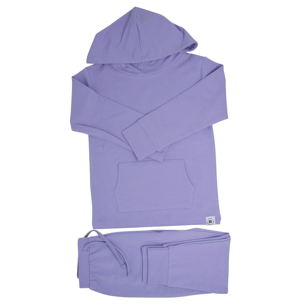 Orchid Petal Hooded Jogger Set