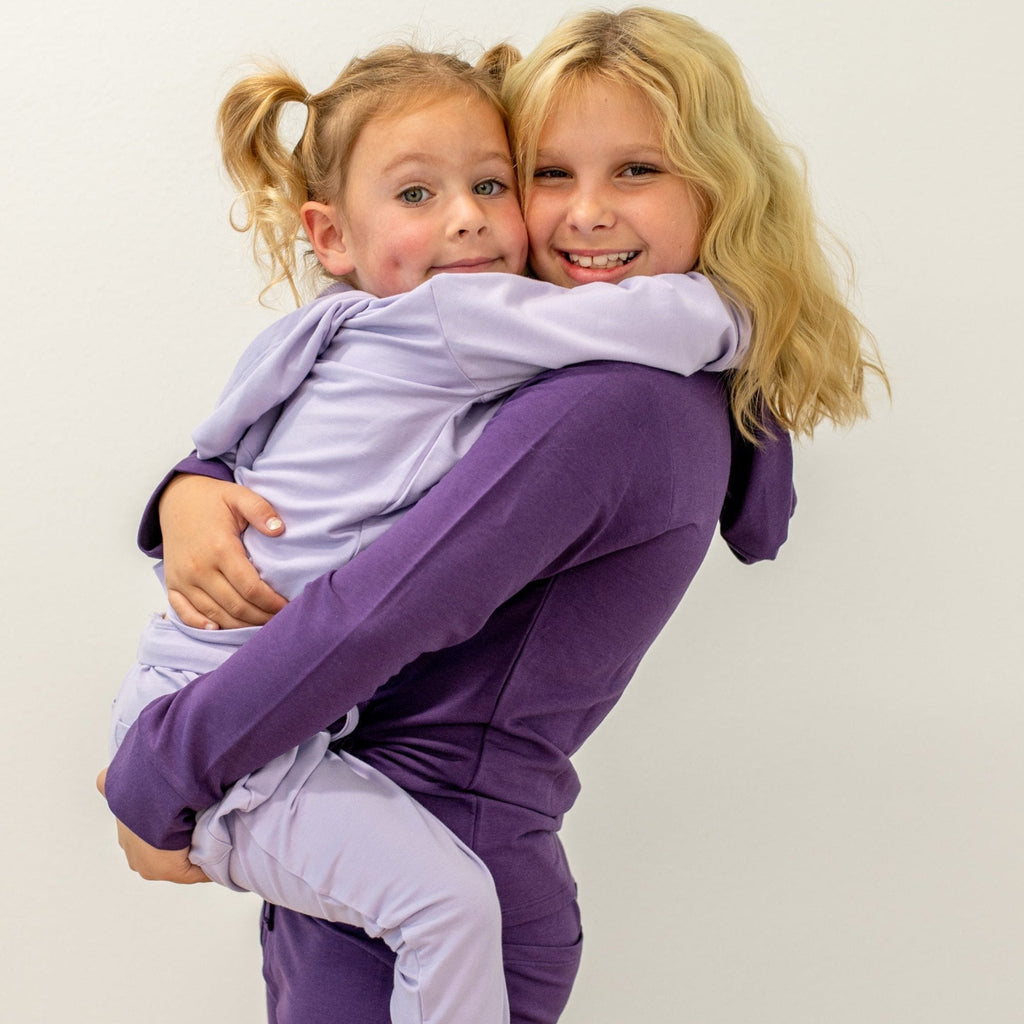 Orchid Petal Hooded Jogger Set