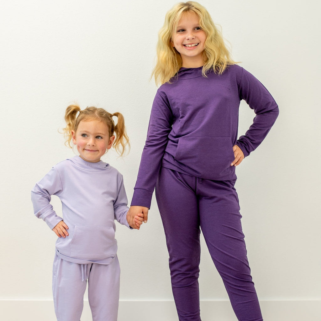 Orchid Petal Hooded Jogger Set