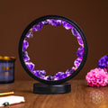 I Am At Peace Amethyst Halo Lamp