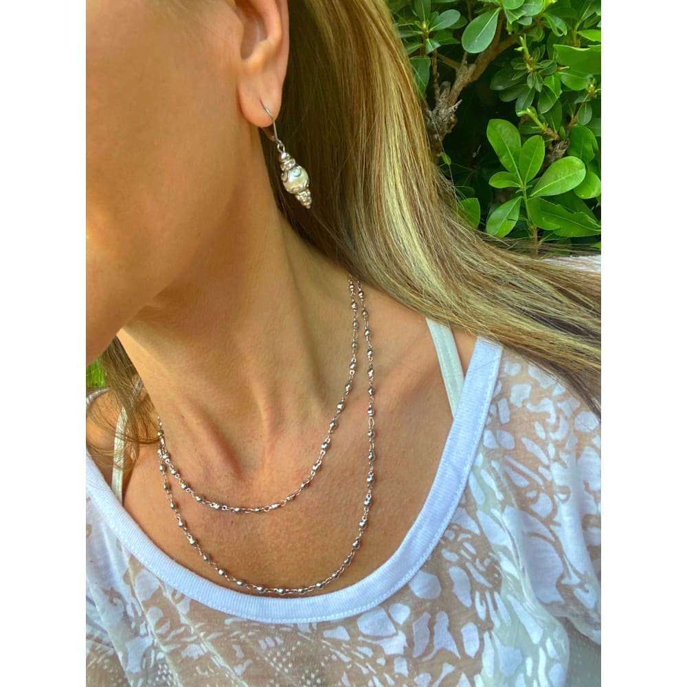 Vintage Lace Pearl Drop Earrings