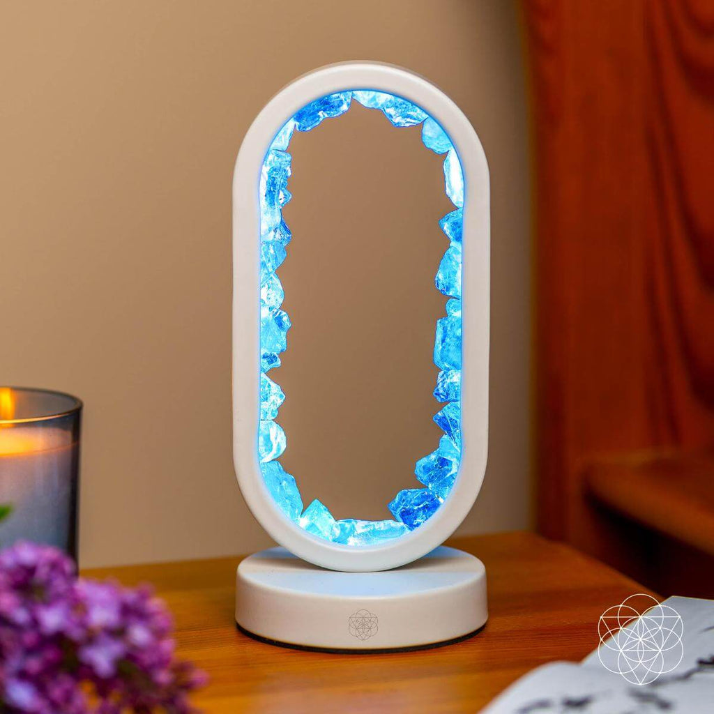 Clear Quartz Aura Lamp