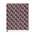 Skull & Pink Floral Gift Wrap
