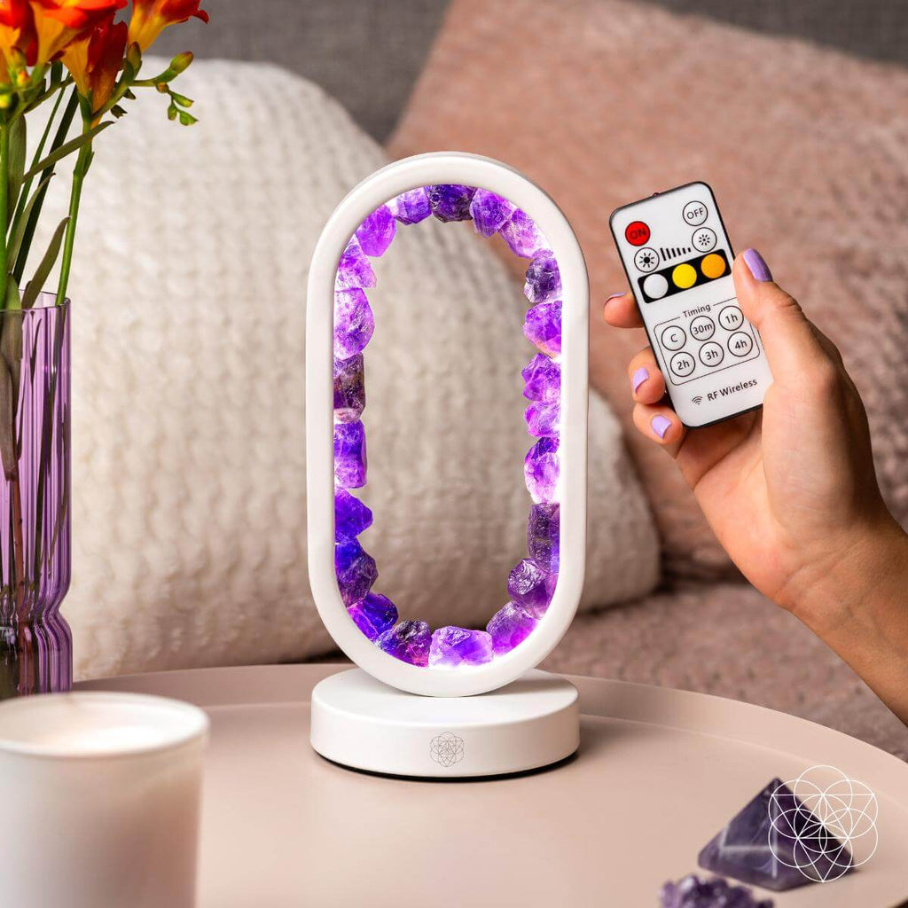 Portal to Peace Amethyst Lamp